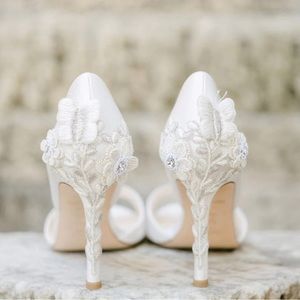 Bella Belle Josephine Butterfly and Flower Embellished Pumps